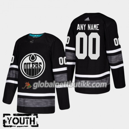 Edmonton Oilers Hockeydrakt Custom Svart 2019 NHL All-Star Adidas Authentic - Barn